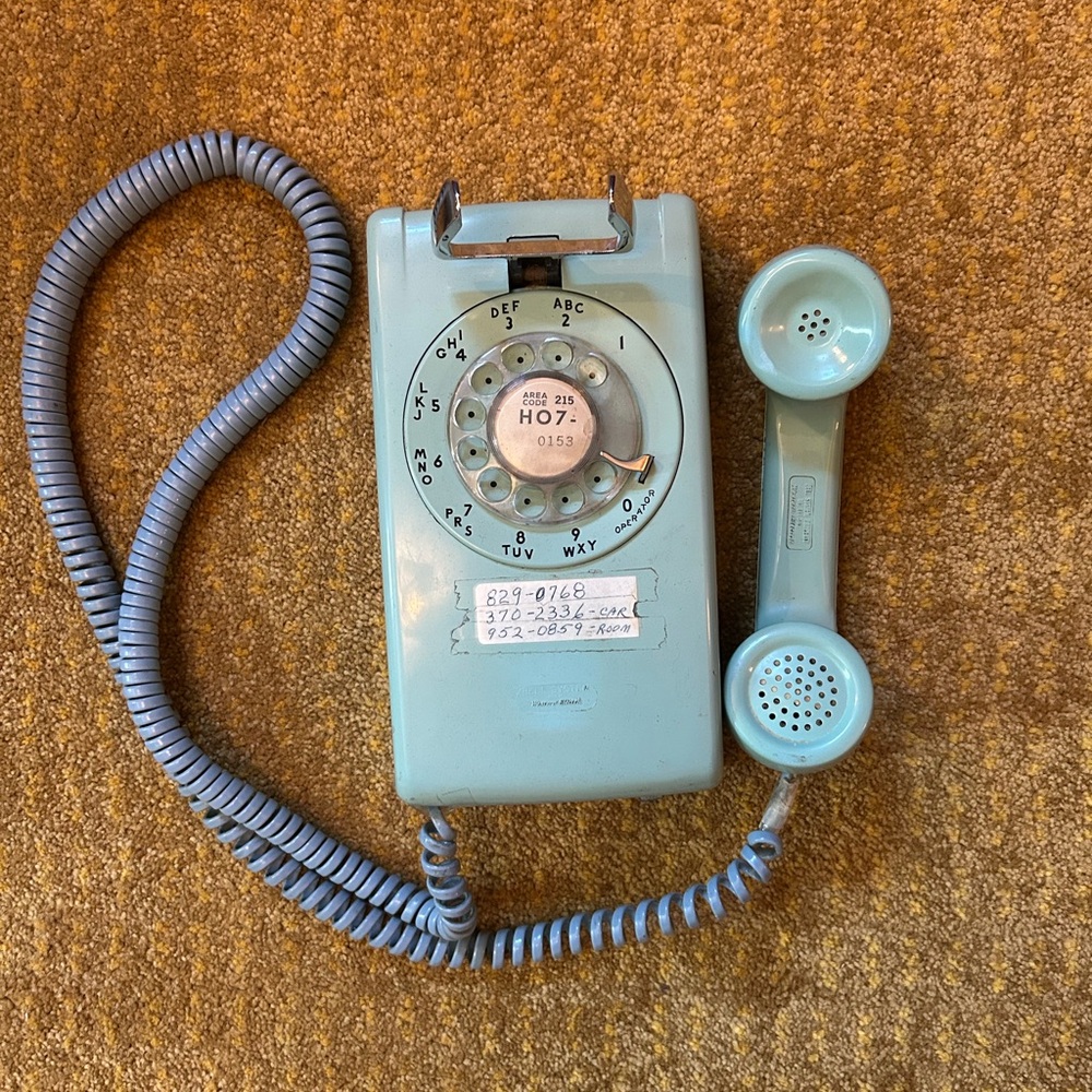 Vintage Bell System Western Electric Rotary Dial Wall Phone model 554 A/B